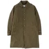 Aspesi Buttoned Cotton Coat In Green