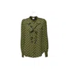 Aspesi Polka Dot Viscose Crepe Shirt
