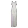 Aspesi Satin-effect Sleeveless Maxi Dress