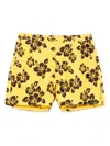 Aspesi Hibiscus-print Swim Shorts