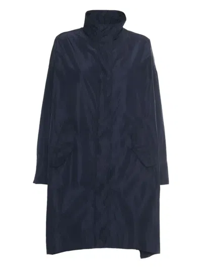 ASPESI HIGH-NECK ASYMMETRICAL COAT