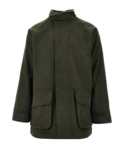Aspesi High-neck Casual Jacket In Black
