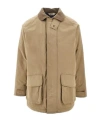 Aspesi High-neck Casual Jacket In Brown