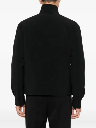 Aspesi High-neck Jacket In Black