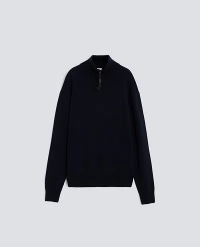 Aspesi High-neck Jumper In Blue