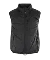 Aspesi High-necked Padded Vest In Black