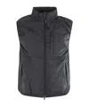 Aspesi High-necked Padded Vest In Black