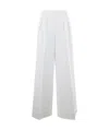 Aspesi High-waist Palazzo Pants In White