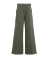 Aspesi High-waisted Casual Pants In Green