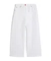 Aspesi Button Cropped Jeans In White