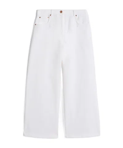 Aspesi High-waisted Jeans In White