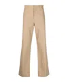 Aspesi Pantalone Adrien In Misto Lino Fiammato - Sabbia In Brown