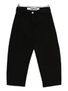 Aspesi High-waisted Trousers In Black