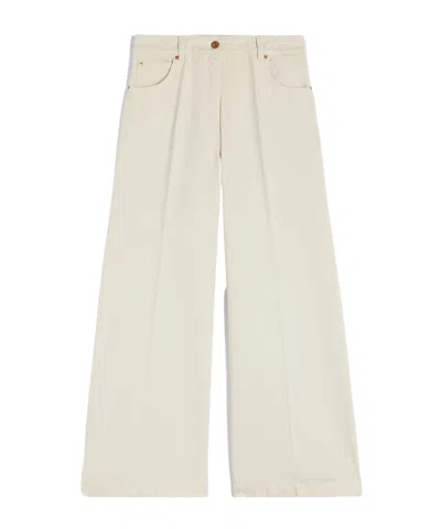 Aspesi High-waisted Trousers In Neutral