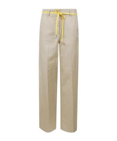Aspesi Contrast Belted Casual Pants