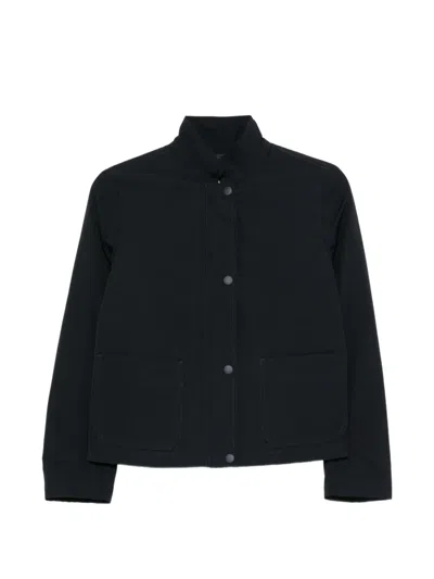 Aspesi High-neck Patch-pocket Jacket In Black