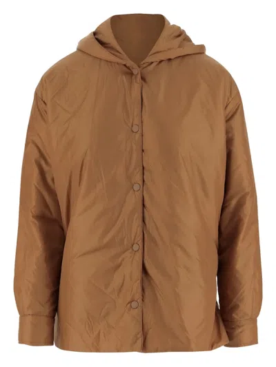 ASPESI HOODED BUTTON-FASTENING JACKET