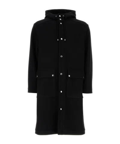 ASPESI ASPESI HOODED BUTTONED PARKA COAT
