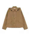 Aspesi Terra Cotton Wade Jacket In Brown