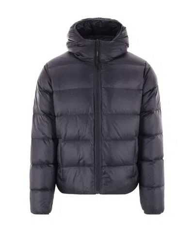 Aspesi Hooded Down Jacket In Black