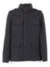 Aspesi Hooded Jacket In Black