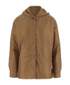 Aspesi Hooded Jacket In Brown