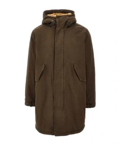 Aspesi Hooded Jacket In Green