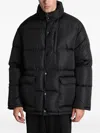 Aspesi Hooded Padded Jacket In Black