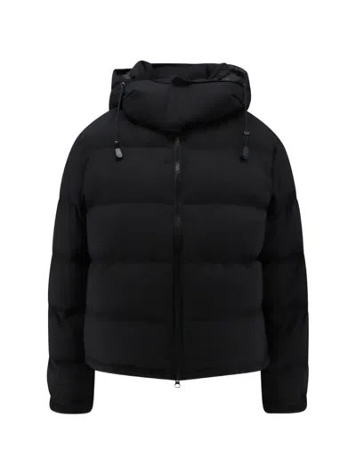 Aspesi Hooded Padded Jacket In Black