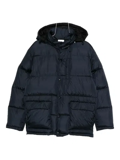 Aspesi Hooded Padded Jacket In Blue