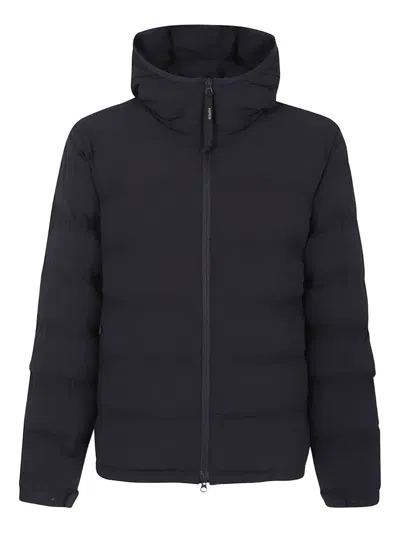 Aspesi Hooded Padded Jacket In Blue