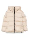 Aspesi Hooded Padded Jacket In Neutrals