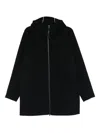 Aspesi Hooded Parka In Black