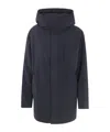 Aspesi Parka Liam Coat In Black Polyester In Black