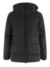 Aspesi Hooded Puffer Jacket In Black