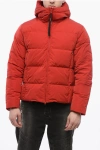 Aspesi Hooded Quilted Down Jacket With Front Zip
