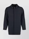 Aspesi Hooded Techno Fabric Raincoat