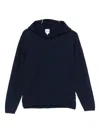 Aspesi Hooded Sweatshirt In Blue