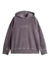 Aspesi Hooded Sweatshirt In Purple