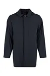 ASPESI HOODED TECHNO FABRIC RAINCOAT