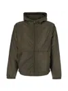 Aspesi Hooded Zip-up Jacket In Multi