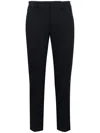 Aspesi Cotton Trousers With Belt Loops And Two Side Pockets In Blau