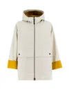 Aspesi Ice-colored Jacket With Contrasting Lining