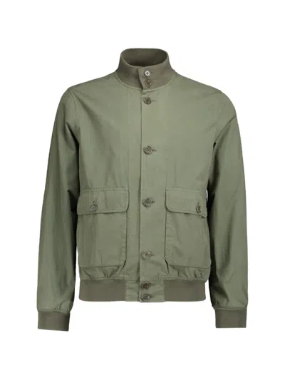 Aspesi Il Solito Button-up Military Jacket In Green