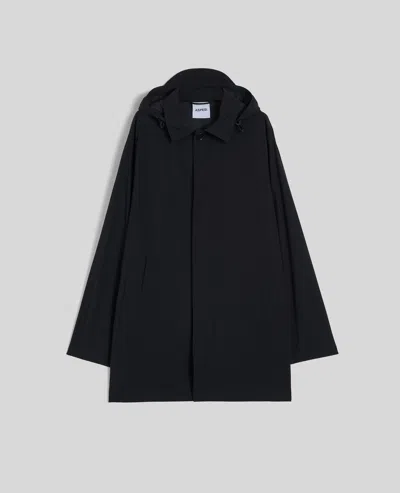 Aspesi Impermeabile In Nylon Stretch - Navy