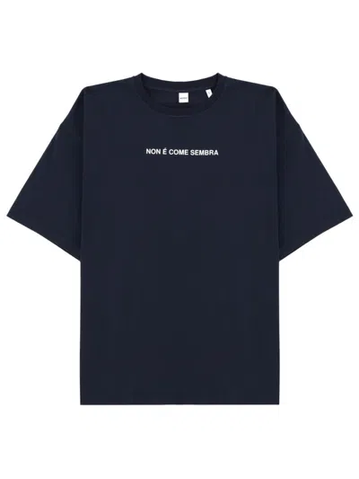 Aspesi Its Not What It Seems T-shirt In Black