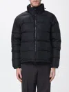 Aspesi Padded Funnel-neck Jacket In Black