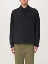 Aspesi Water-repellent Poly Twill Jacket In Schwarz