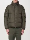 Aspesi Padded Funnel-neck Jacket In Grün