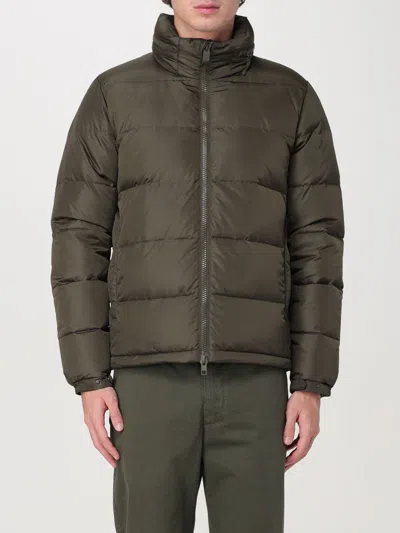 Aspesi Padded Funnel-neck Jacket In Grün